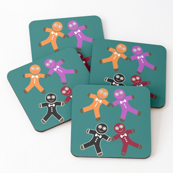 Item preview, Gingerbread man cute funny dancing designed and sold by Moltotal.