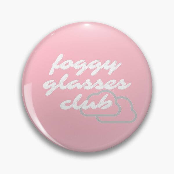 Item preview, Foggy Glasses Club Grey on Pink designed and sold by MenMakeSammichs.