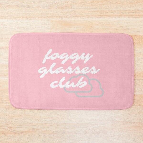 Item preview, Foggy Glasses Club Grey on Pink designed and sold by MenMakeSammichs.