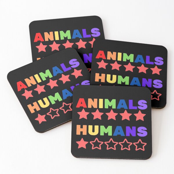 Item preview, Animals Are Greater Than Humans Star Rating designed and sold by CheraeLynn.