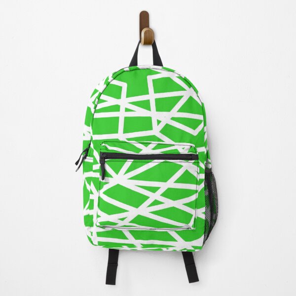 Item preview, Green with White Geometric Lines designed and sold by Whoopsidoodle.