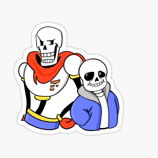 Sans And Papyrus Stickers Redbubble