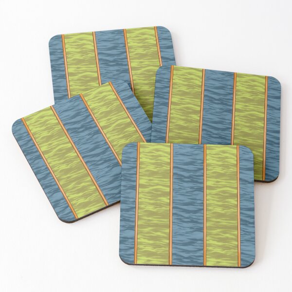 Item preview, Green and Yellow Mustard Ripple Pattern designed and sold by RitaLaiArt.