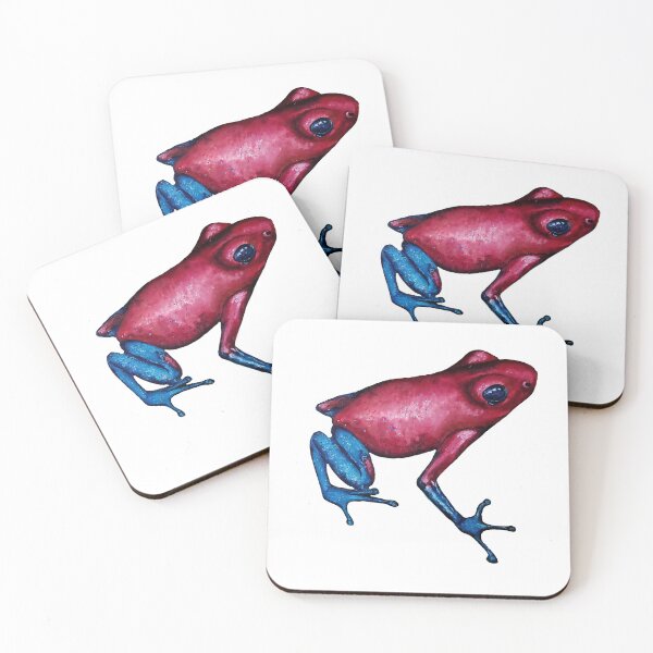 Item preview, Red and Blue Frog designed and sold by paigecaffarel.