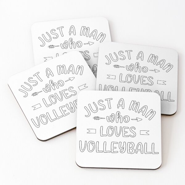 Item preview,  Just a man who loves volleyball designed and sold by Catsloversdotme.