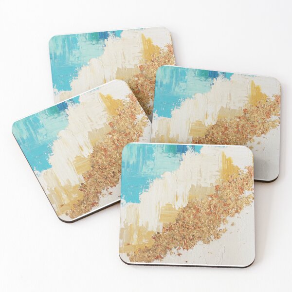 Item preview, Abstract art beach designed and sold by mikopinsigne.