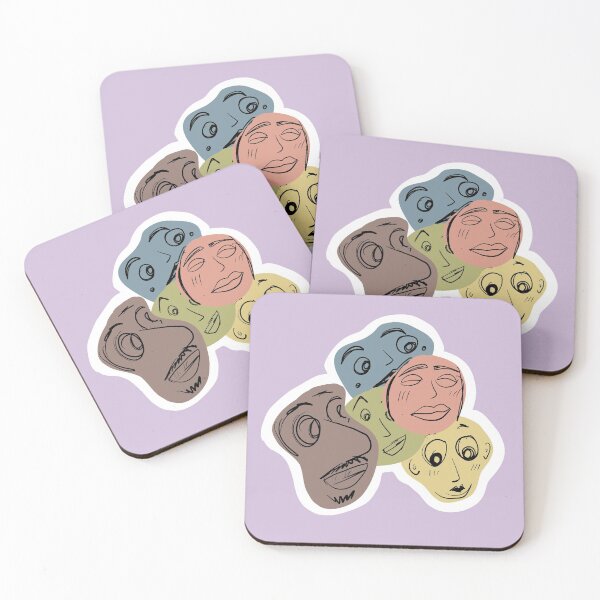 Item preview, Colorful Faces designed and sold by elliegrintsaig.