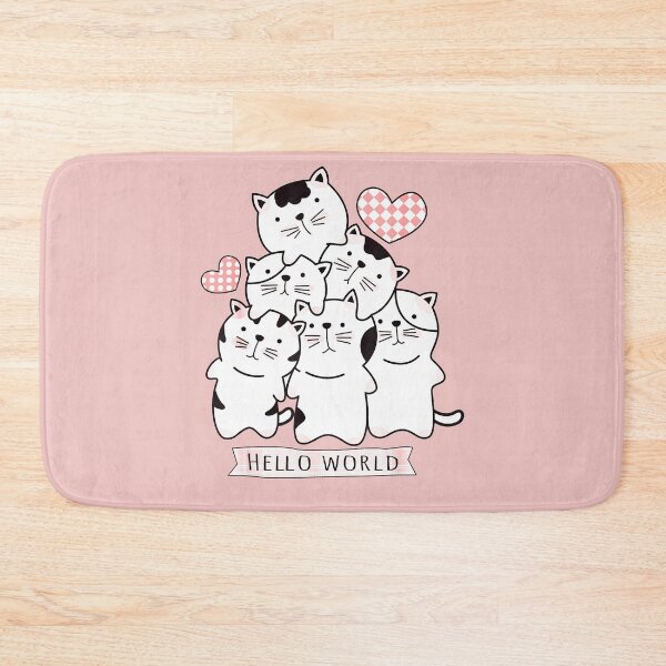 Item preview, I love Cats Hello World designed and sold by giangtran.