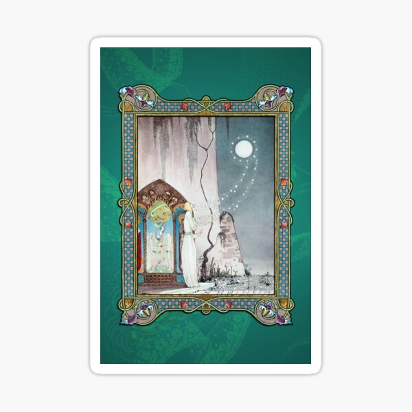 Artikel-Vorschau von Der Mond tauchte auf Kay Nielsen beleuchtet, designt und verkauft von RedCapeTales.