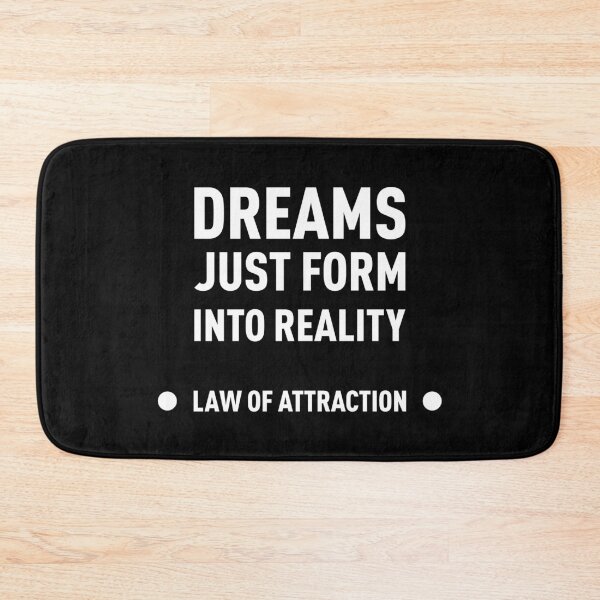 Item preview, Dreams Just Form Into Reality *Law Of Attraction* (White) designed and sold by FilipeFerreira.