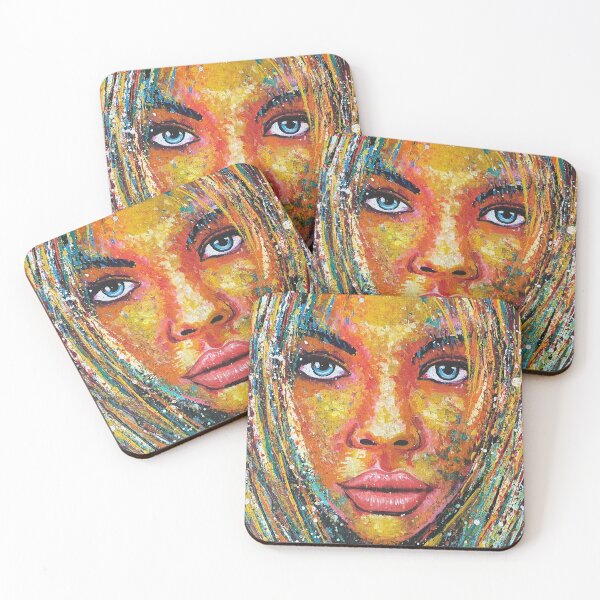 Item preview, Mesmerized. Spontaneous impressionist face art   designed and sold by Benjamin Heffernan.