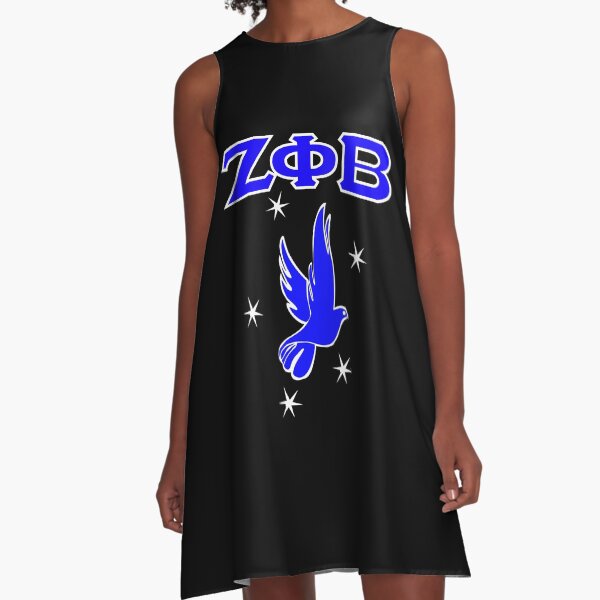 Zeta Phi Beta 1920 - 2020 Dove A-Line Dress