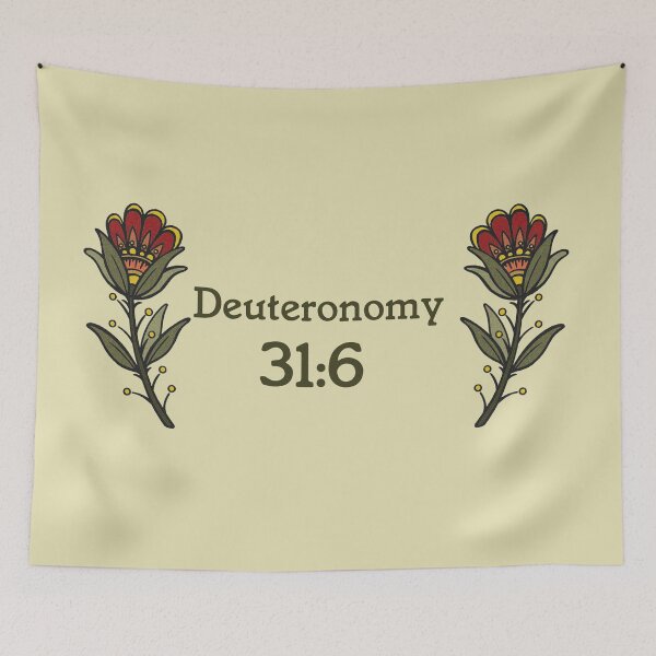Item preview, Deuteronomy 31:6 designed and sold by sandpiperstudio.