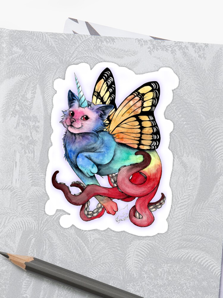 Free Free Rainbow Butterfly Unicorn Kitty Svg 303 SVG PNG EPS DXF File