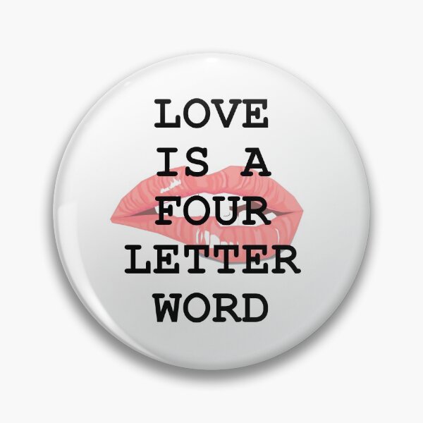 Item preview, Love is a Four Letter Word A Wordman Design designed and sold by Oak Mountain.