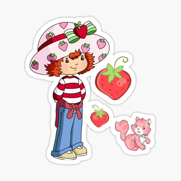 Strawberry Shortcake Stickers for Sale | Redbubble