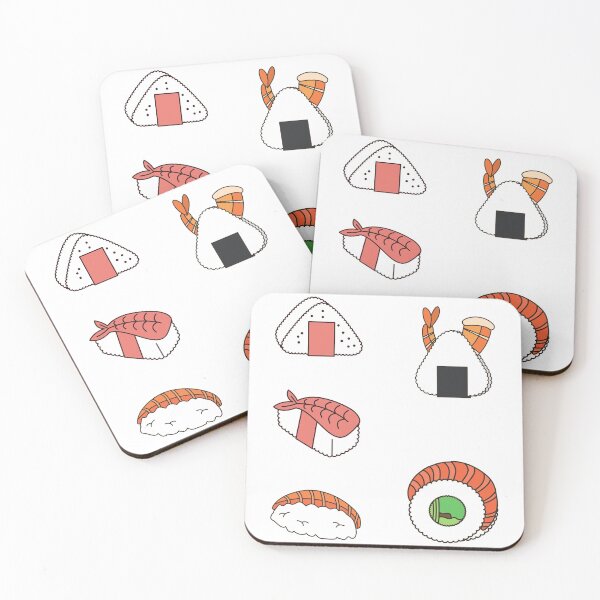 Item preview, Small sushi mix plate rice + seafood japan style designed and sold by KeepItSimple089.