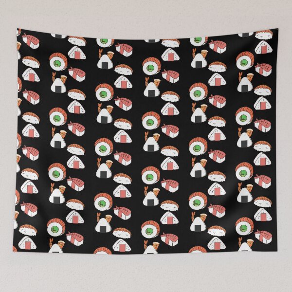 Item preview, Small sushi mix plate rice + seafood japan style designed and sold by KeepItSimple089.