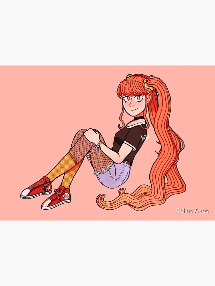 Casual Osana Najimi - Yandere Simulator Fanart Art Board Print for Sale by  Celine Aves