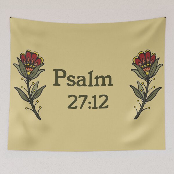 Item preview, Psalm 27:12 designed and sold by sandpiperstudio.