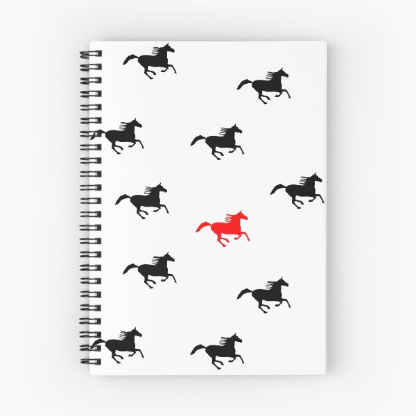 Item preview, Galloping Horse - Black Red designed and sold by Glenn Slingsby.