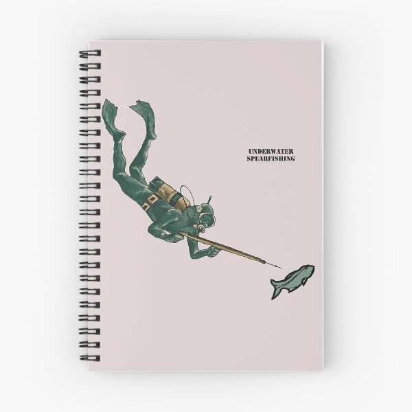 Item preview, Underwater Spearfishing Scuba Diver with Fish URM designed and sold by urmaddad.