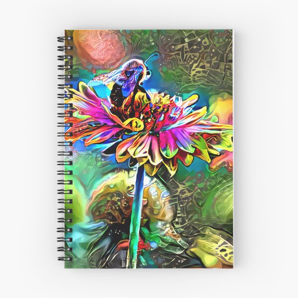 Item preview, The little bee sitting on the flower designed and sold by michel bazinet.