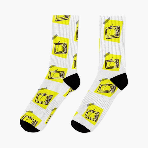 Aperçu de l'œuvre Note autocollante professionnelle de Binge Watcher Retro tv créée et vendue par Th3 Merch.