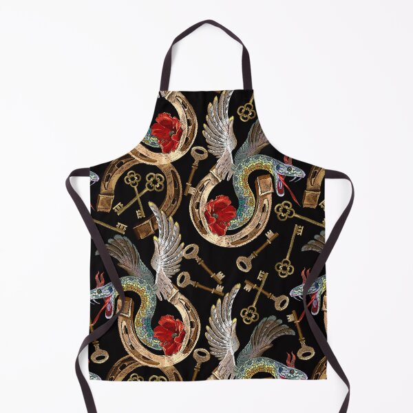Item preview, Embroidery snake with wings designed and sold by matrioshka.