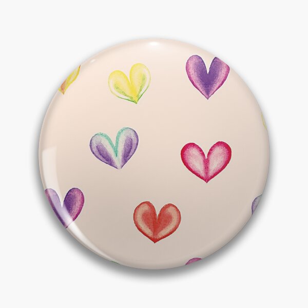 Item preview, heart multi color pattern designed and sold by cutecrazytshirt.