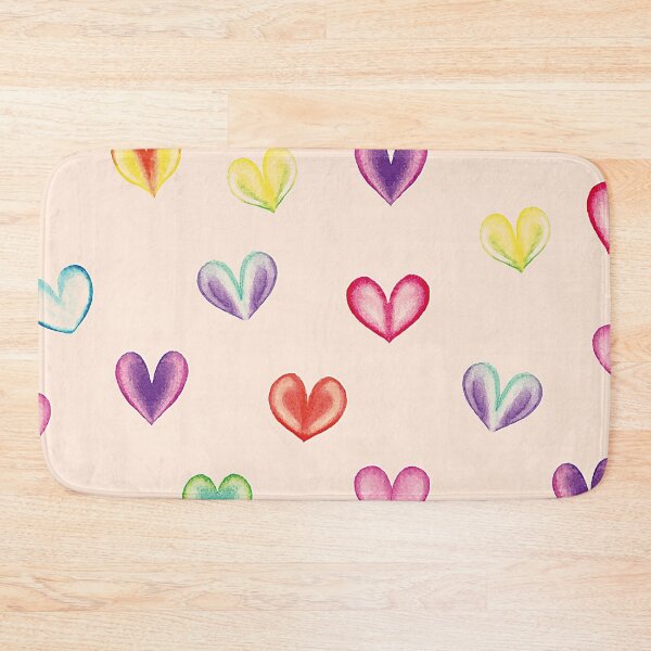 Item preview, heart multi color pattern designed and sold by cutecrazytshirt.