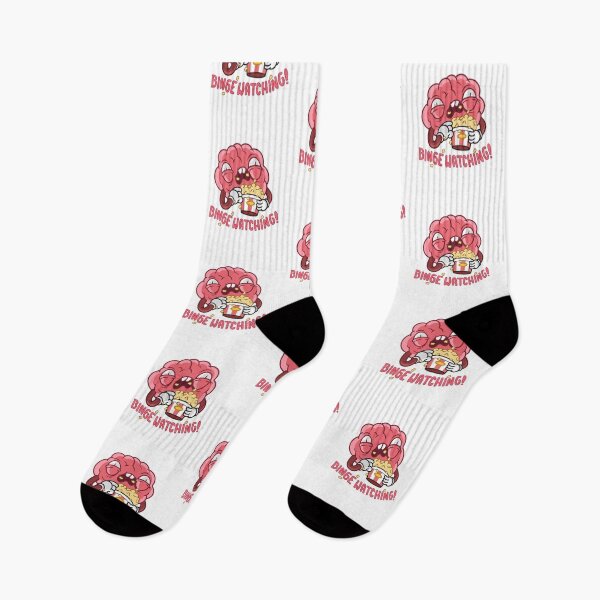 Aperçu de l'œuvre Professional Binge Watcher Show amant gros cerveau créée et vendue par Th3 Merch.
