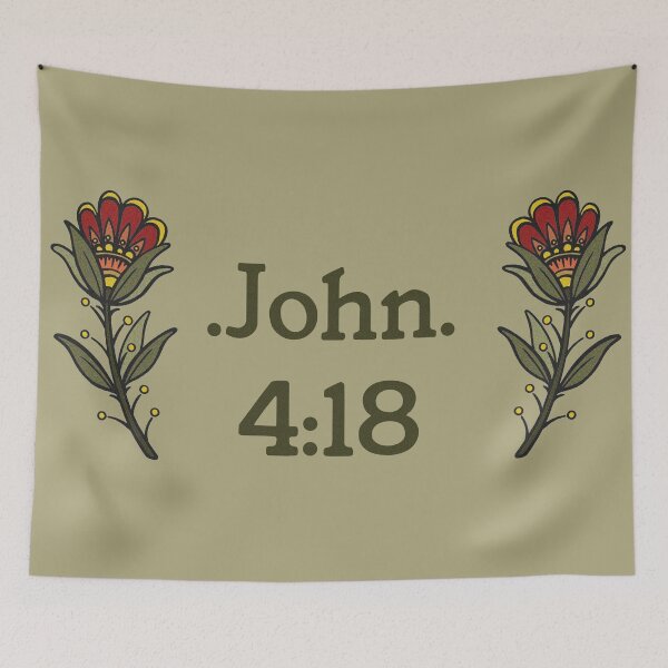 Item preview, John 4:18 designed and sold by sandpiperstudio.