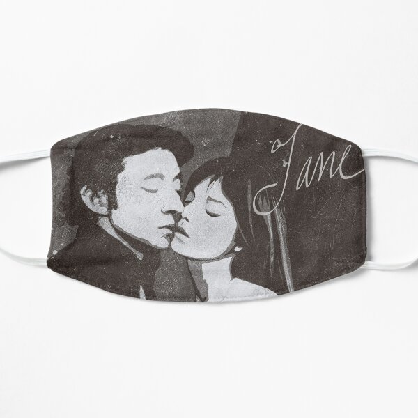 Serge Gainsbourg & Jane Birkin Flat Mask