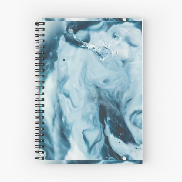 Item preview, Shades of Blue modern ink marble paper texture  designed and sold by earthtoaura.
