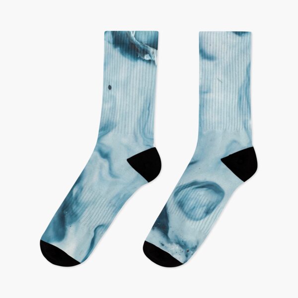 Item preview, Shades of Blue modern ink marble paper texture  designed and sold by earthtoaura.