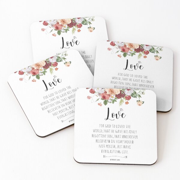 Item preview, LOVE - JOHN 3:16 designed and sold by KA DESIGNS.