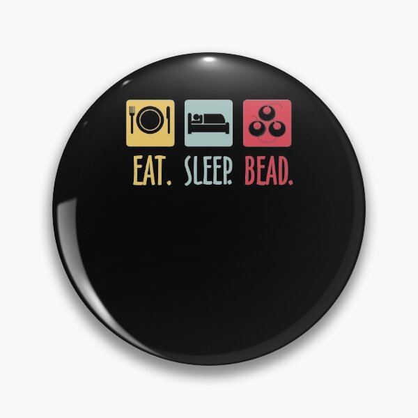 Item preview, Eat Sleep Bead Beadery Custom Jewelry Maker Beading Gift designed and sold by BaseStore.
