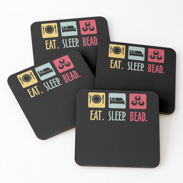 Item preview, Eat Sleep Bead Beadery Custom Jewelry Maker Beading Gift designed and sold by BaseStore.