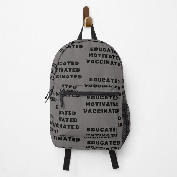 Item preview, Educated Motivated Vaccinated designed and sold by Imaginative Expressions⭐️ ⭐️ ⭐️ ⭐️ ⭐️.