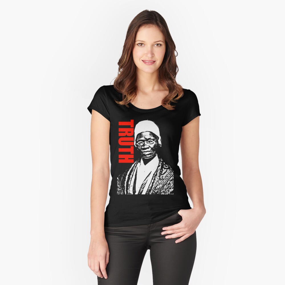 Item preview, Fitted Scoop T-Shirt designed and sold by truthtopower.