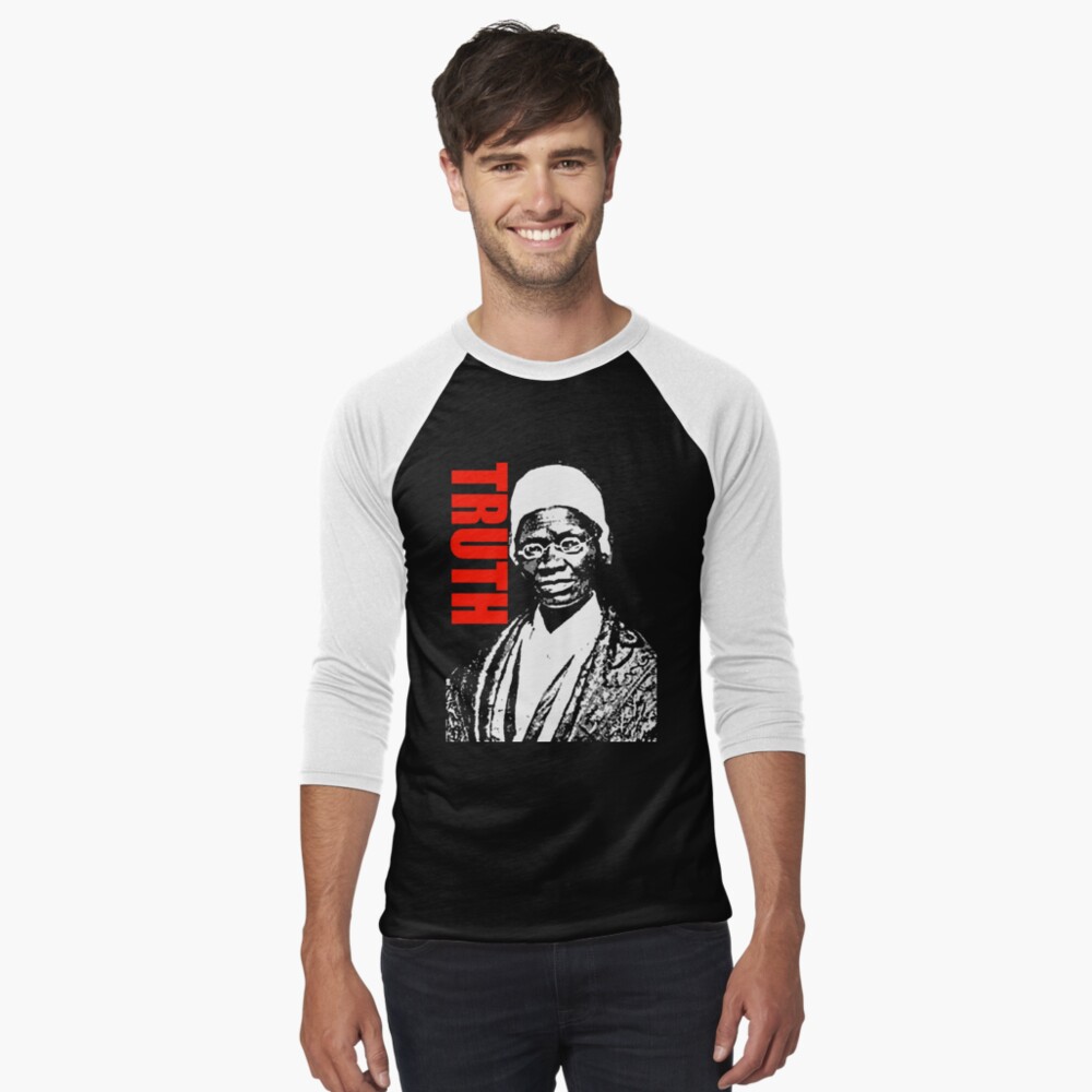 Item preview, Baseball ¾ Sleeve T-Shirt designed and sold by truthtopower.