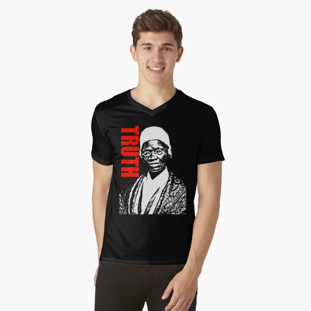 Item preview, V-Neck T-Shirt designed and sold by truthtopower.