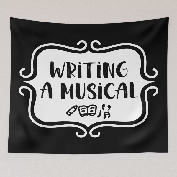 Item preview, Writing a Musical - Vintage Typography designed and sold by TypoSomething.