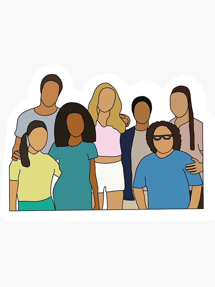 "bunk’d cast" Sticker by Carmellaleone Redbubble