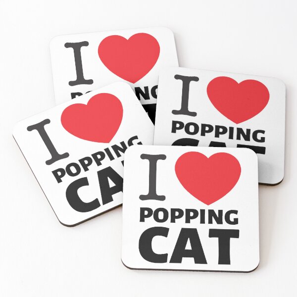 Item preview, I love popping cat  designed and sold by tathaisan.