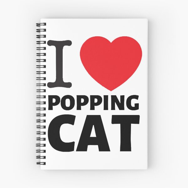 Item preview, I love popping cat  designed and sold by tathaisan.