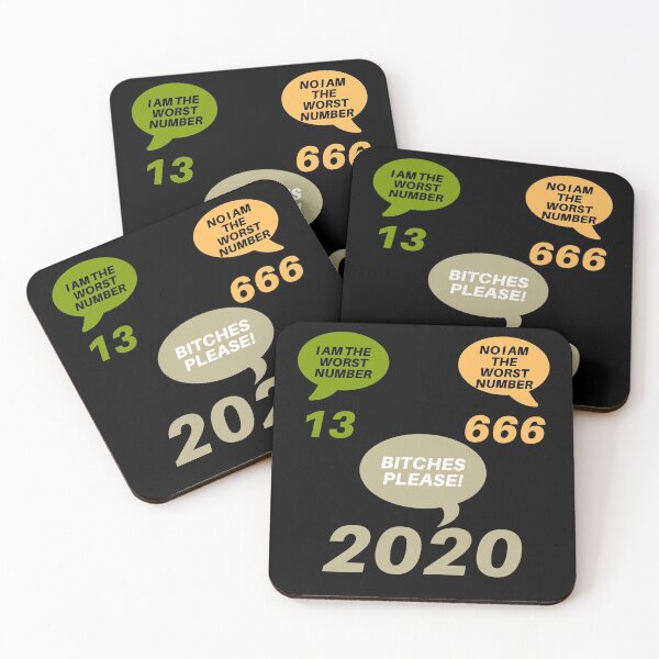 Item preview, The Worst Numbers Ever 13, 666 No Bitches it's 2020 designed and sold by GreenEnvytt.