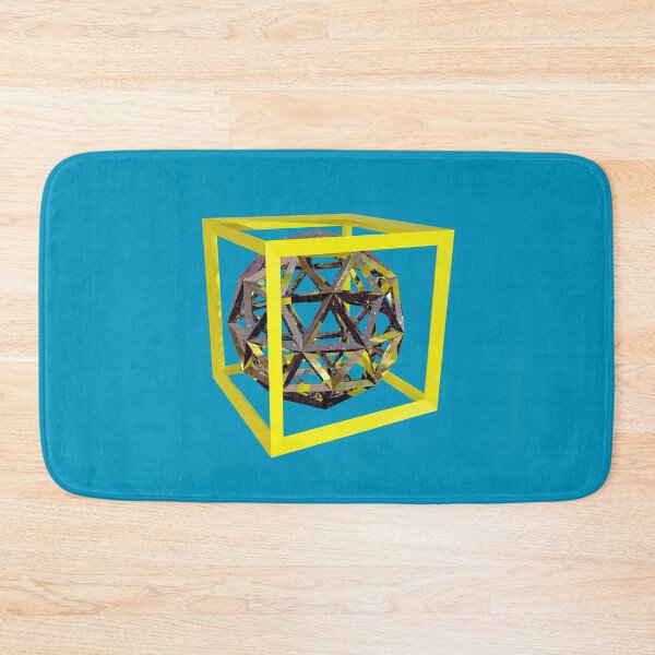 Item preview, Wireframe Cube and Isosphere Geometric Shapes designed and sold by bradm50.