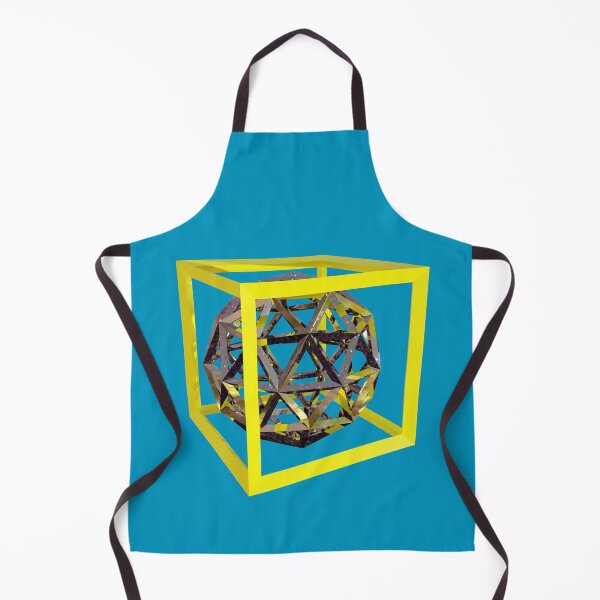 Item preview, Wireframe Cube and Isosphere Geometric Shapes designed and sold by bradm50.